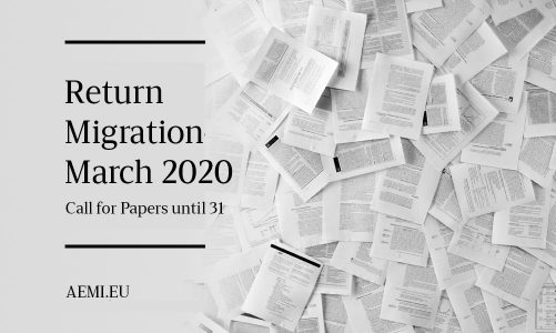 Return Migration – Call for Papers until 31. March 2020