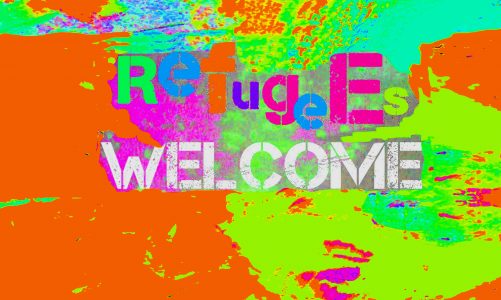 This picture says: Refugees welcome! (c) Wilhelmine Wulff, pixelio.de